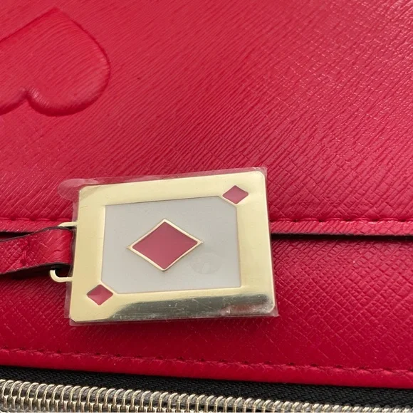 Estee Lauder Red Playing Cards Symbols Cosmetic Makeup Case - Picture 5 of 10